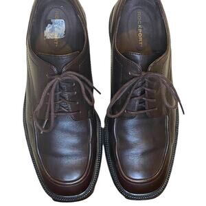 Rockport MM947 Brown Leather‎ Oxford Shoe Size 11
